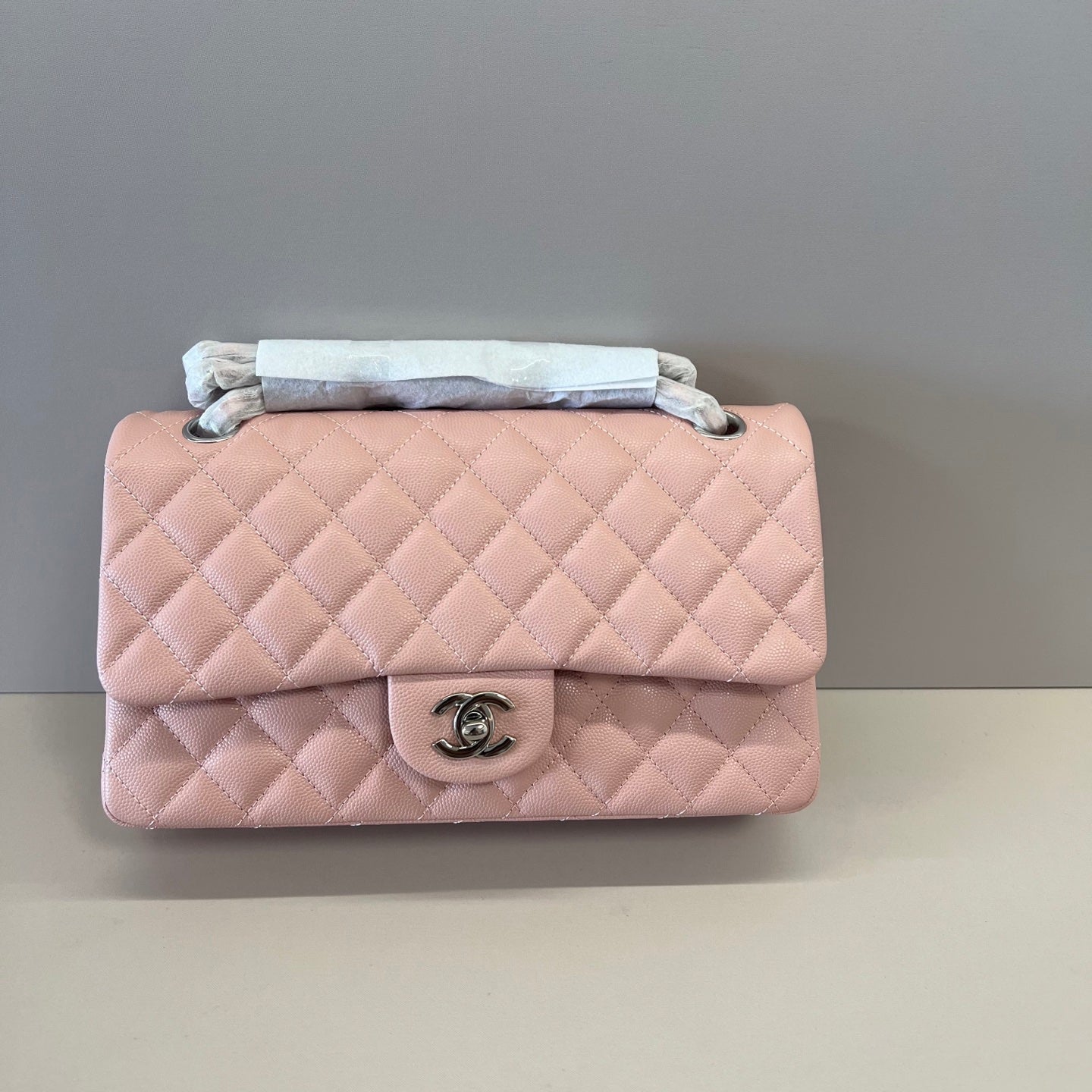 Caviar Leather Classic Double Flap Bag