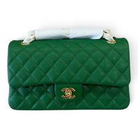Caviar Leather Classic Double Flap Bag
