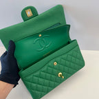 Caviar Leather Classic Double Flap Bag