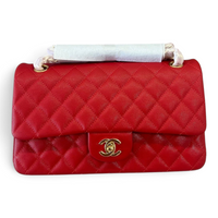 Caviar Leather Classic Double Flap Bag