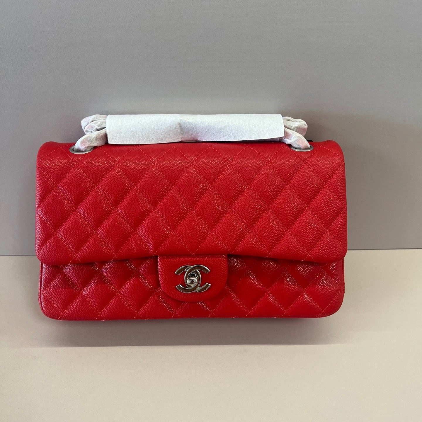 Caviar Leather Classic Double Flap Bag