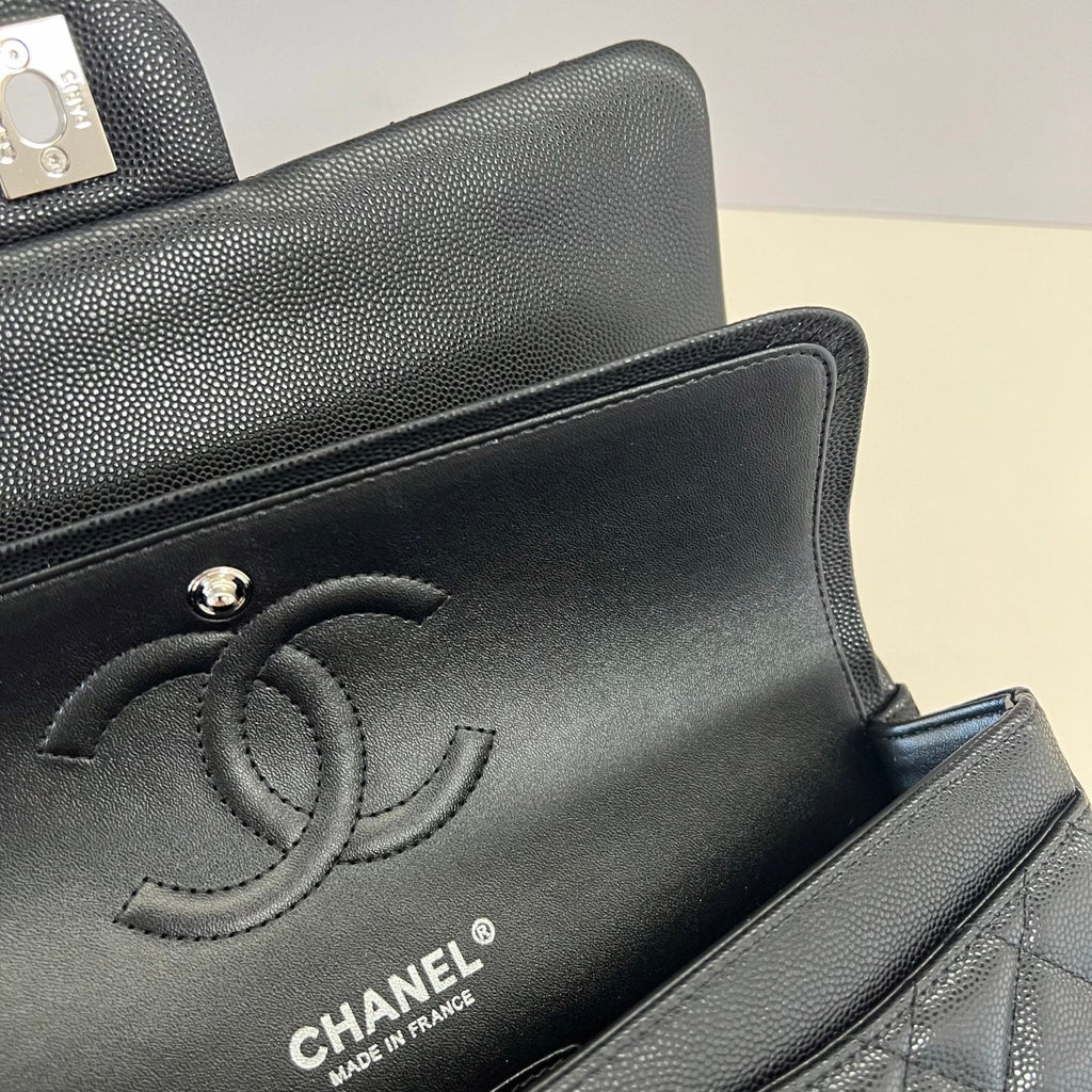 Caviar Leather Classic Double Flap Bag