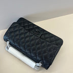 Caviar Leather Classic Double Flap Bag