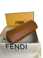 SWORD LUXURY Fendi First Small taba rengi deri çanta, Fendi kutusu ve toz torbası ile birlikte.