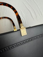Sunshine Large Tote Bag – Calfskin Leather with Top Handles