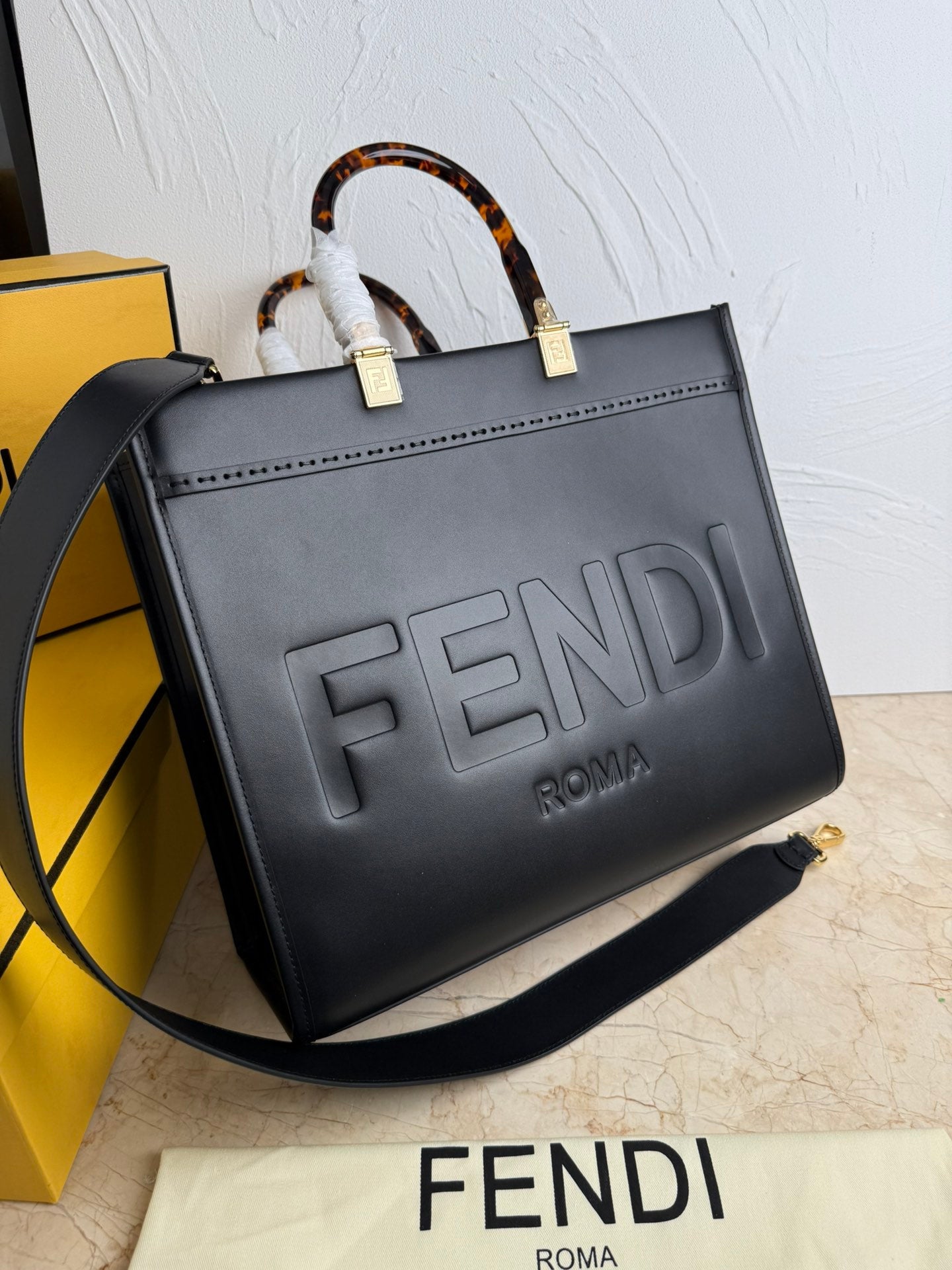Sunshine Large Tote Bag – Calfskin Leather with Top Handles