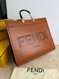 Sunshine Large Tote Bag – Calfskin Leather with Top Handles