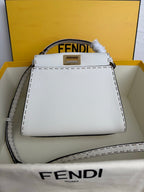 Peekaboo Mini Bag – Classic Calfskin with Top Handle