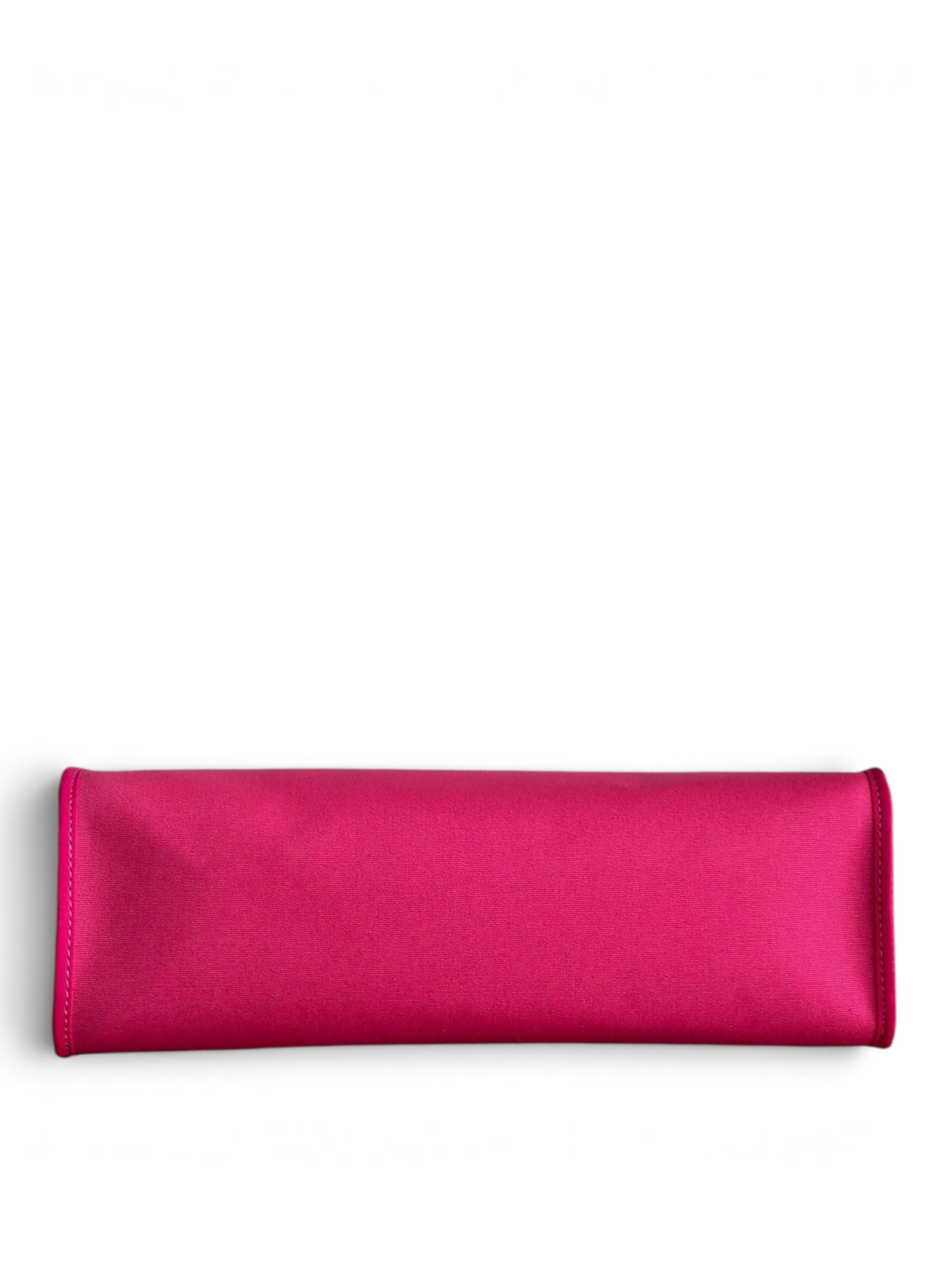 SWORD LUXURY Hermès Herbag 31 modelinin canlı pembe kanvas taban detayı ve deri kenar yapısı