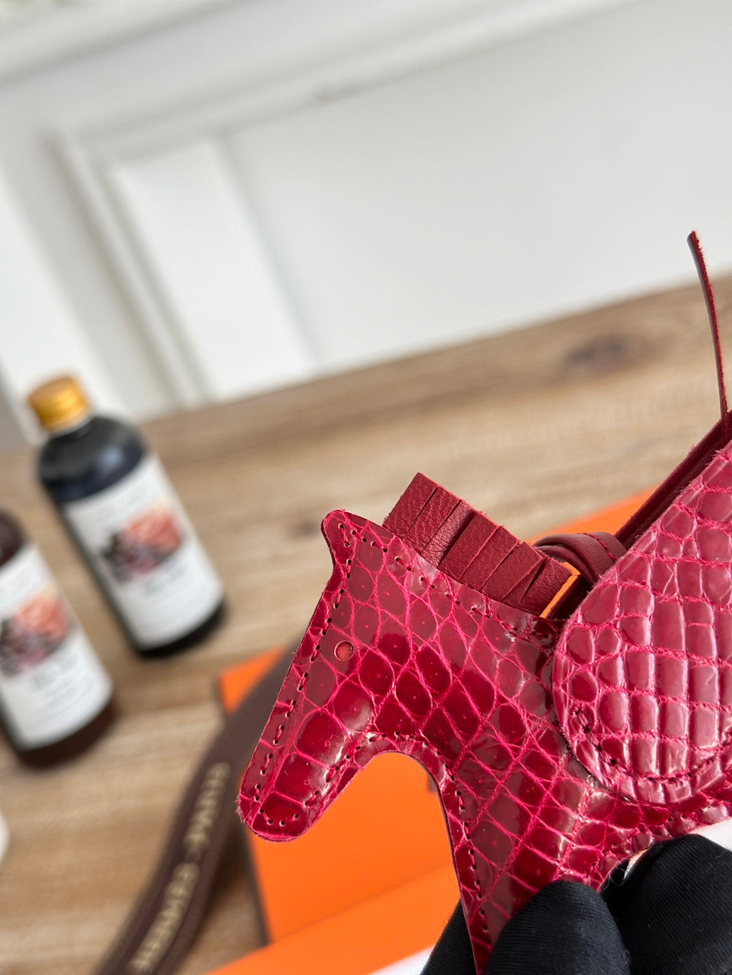 Crocodile Rodeo Horse Bag Charm