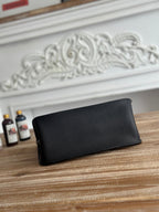 Black Jypsiere 28cm – Togo Leather, Silver Hardware
