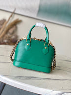 Alma Mini Patent Leather with Chain Strap