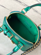 Alma Mini Patent Leather with Chain Strap