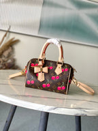 Speedy Bandoulière 20 Monogram Canvas with Cherry Print