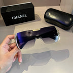 Black & Gold Shield Sunglasses