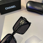 Square Oversized Black Gradient Sunglasses