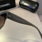 Matte Gray & Black Square Sunglasses
