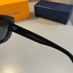 Minimal Monogram Square Sunglasses