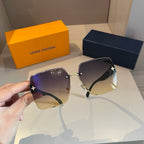 Futuristic Shield Monogram Sunglasses
