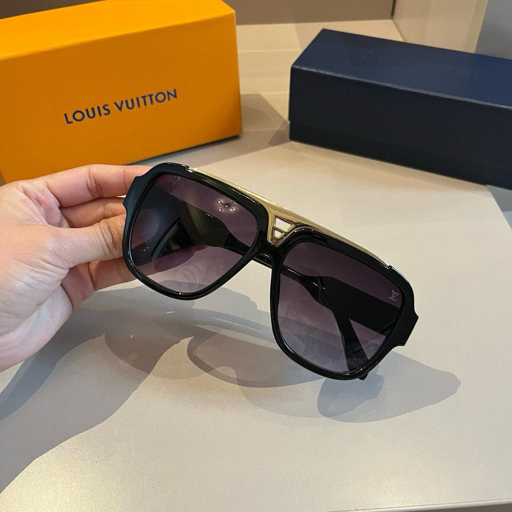 Sport Luxe Black Shield Sunglasses