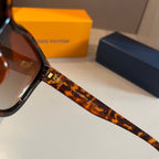 Full Tortoise Frame Monogram Sunglasses