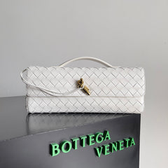 Andiamo Woven Leather Clutch Bag
