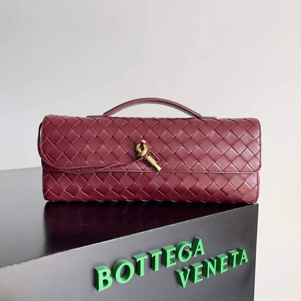 Andiamo Woven Leather Clutch Bag