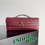 Andiamo Woven Leather Clutch Bag