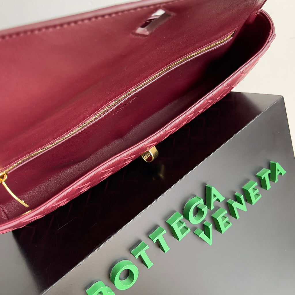 Andiamo Woven Leather Clutch Bag