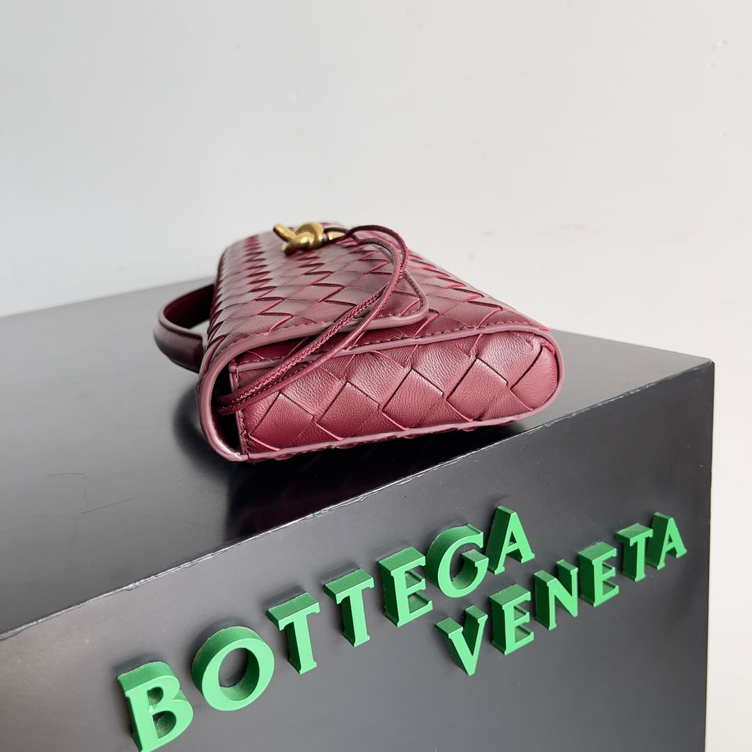 Andiamo Woven Leather Clutch Bag