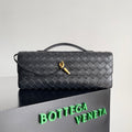 Andiamo Woven Leather Clutch Bag