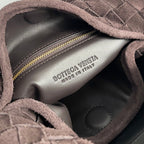 Woven Leather Medium Hobo Shoulder Bag