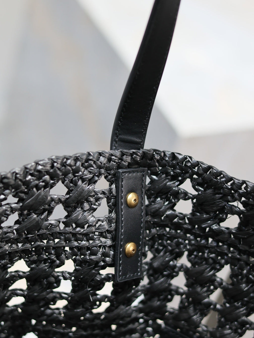 Raffia Medium Tote Bag