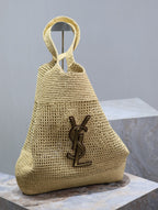 Icare Raffia Large Tote Bag