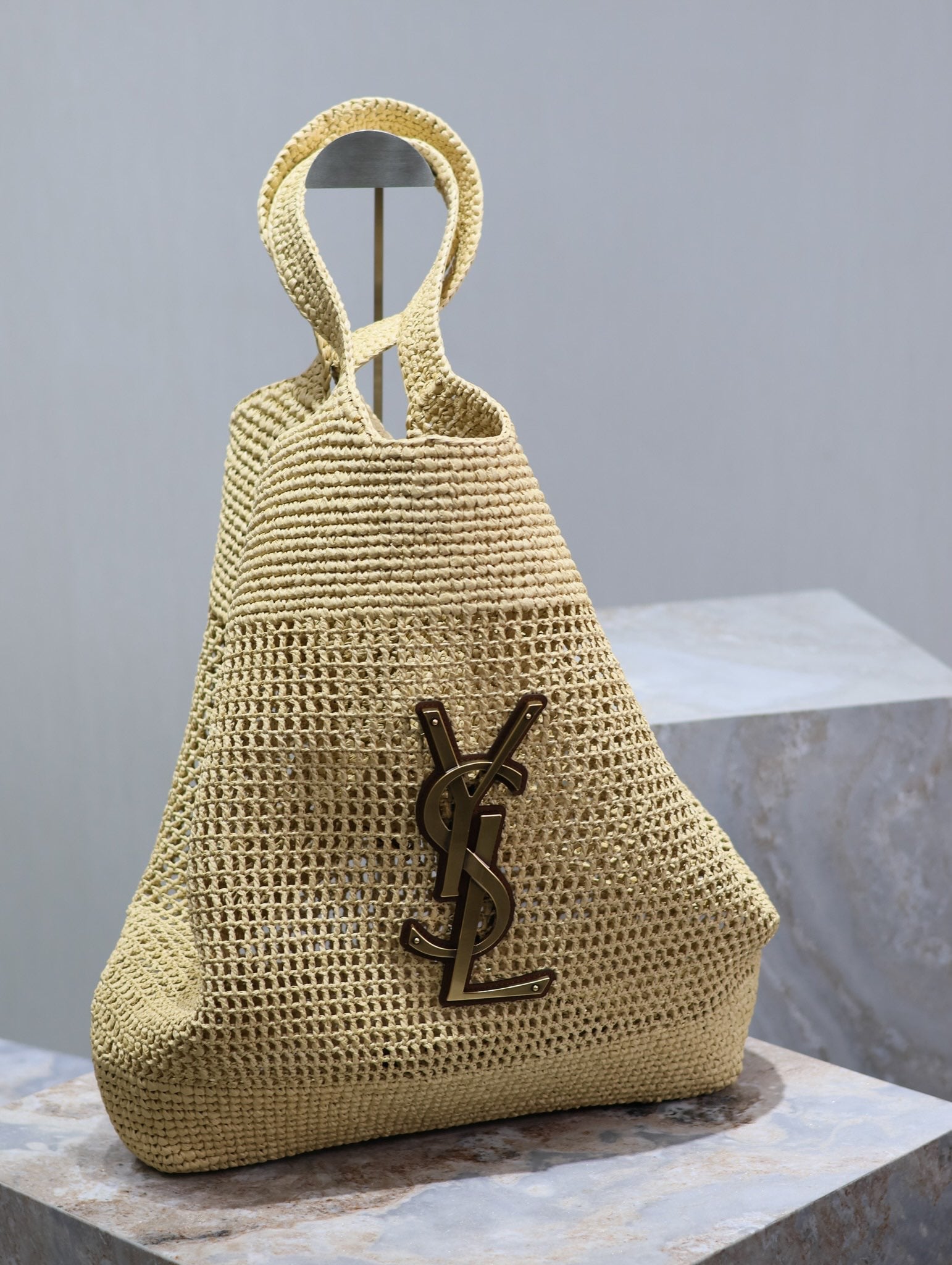 Icare Raffia Large Tote Bag