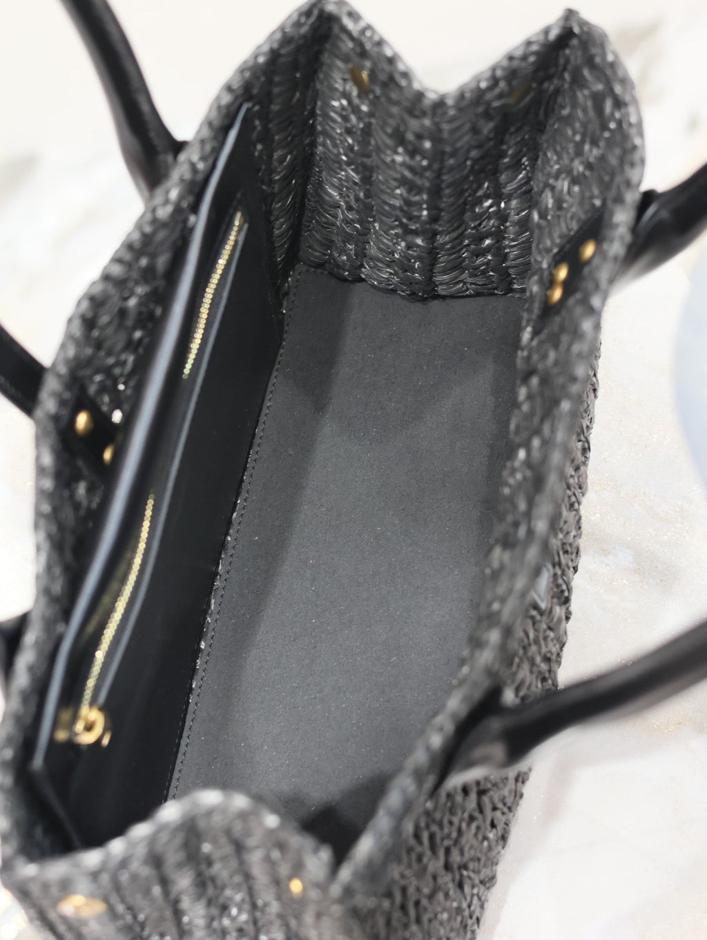 Panier Large Woven Tote Bag