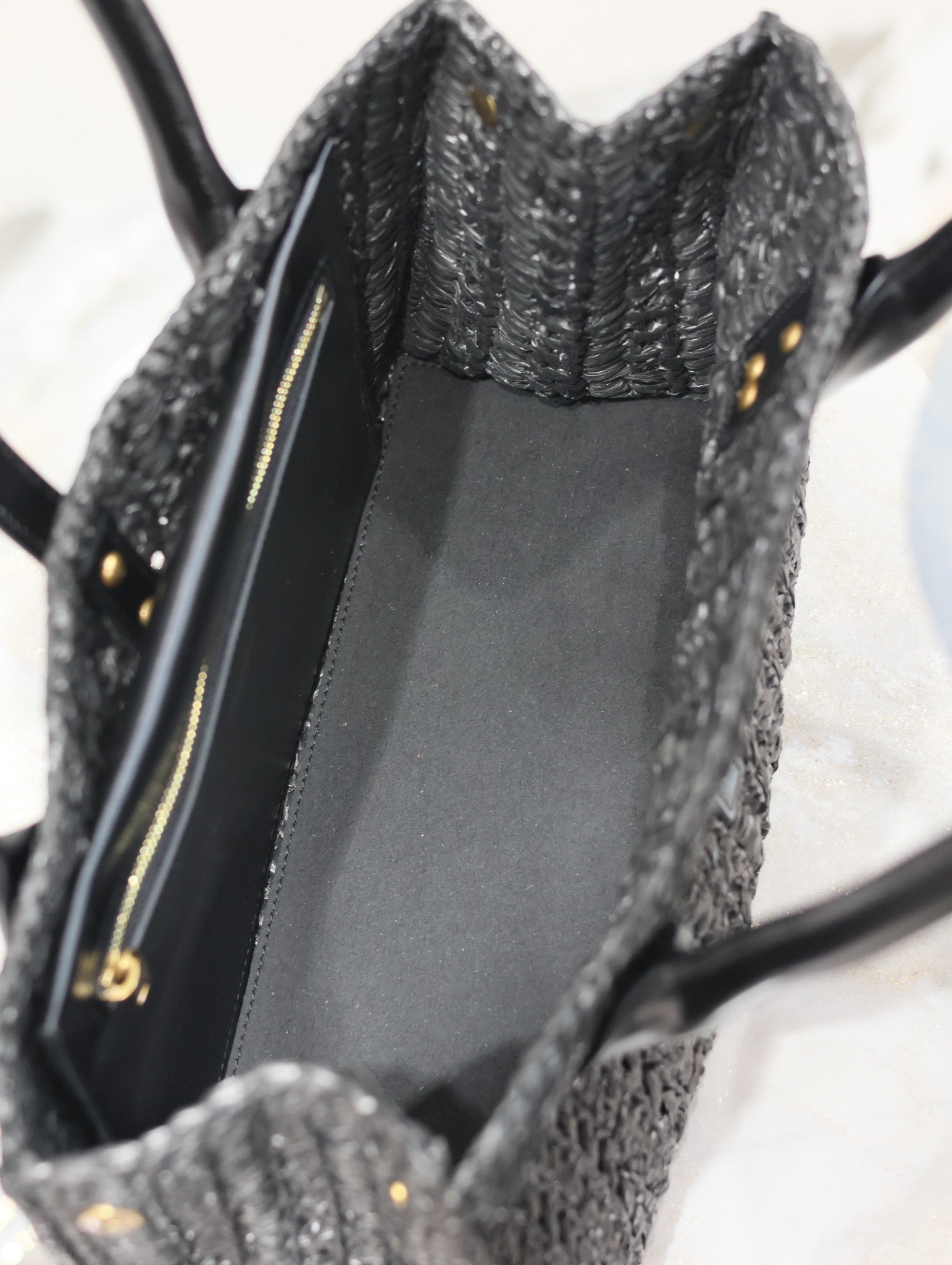Panier Large Woven Tote Bag