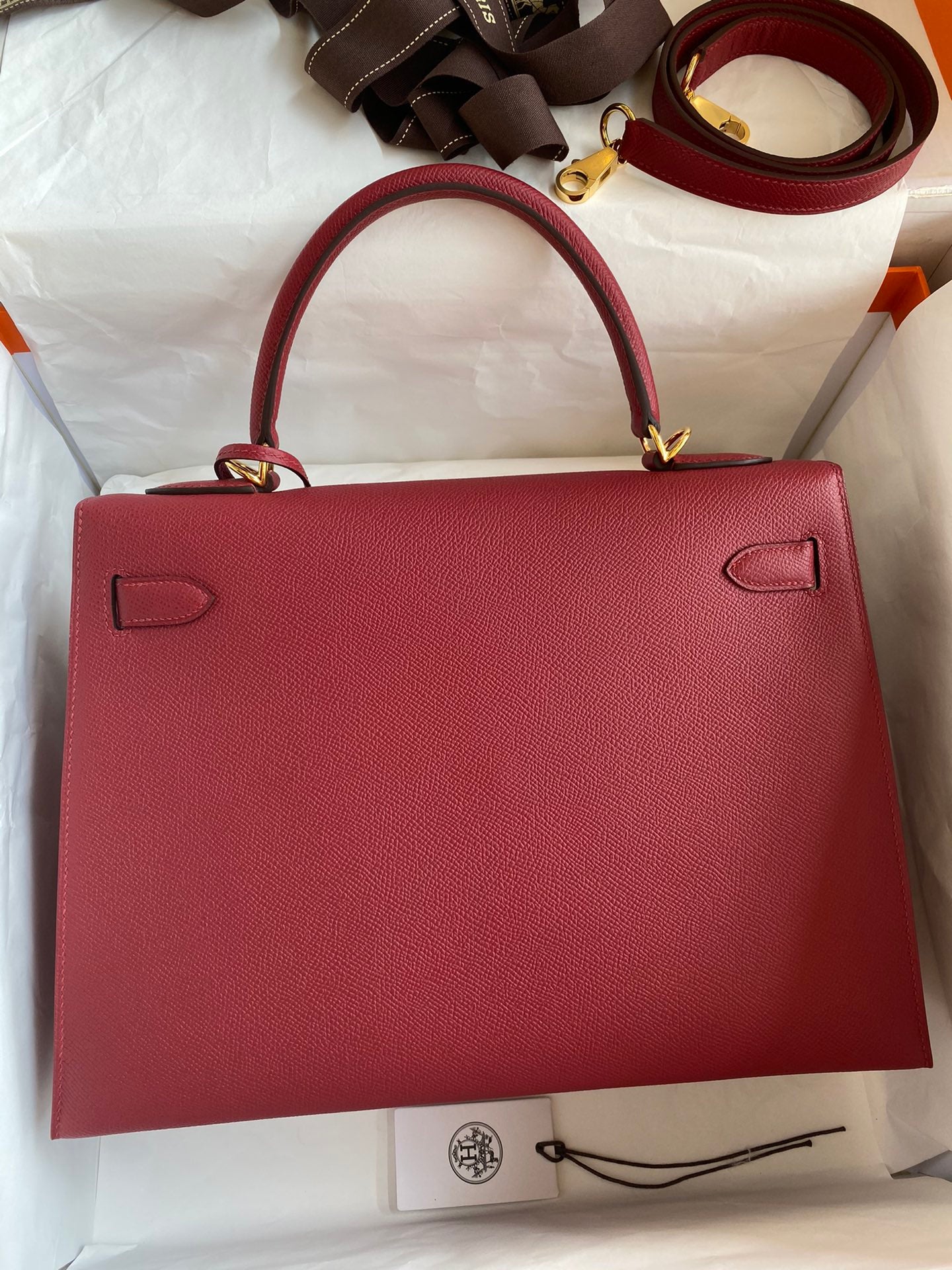 Kelly 32cm Epsom Leather Handbag