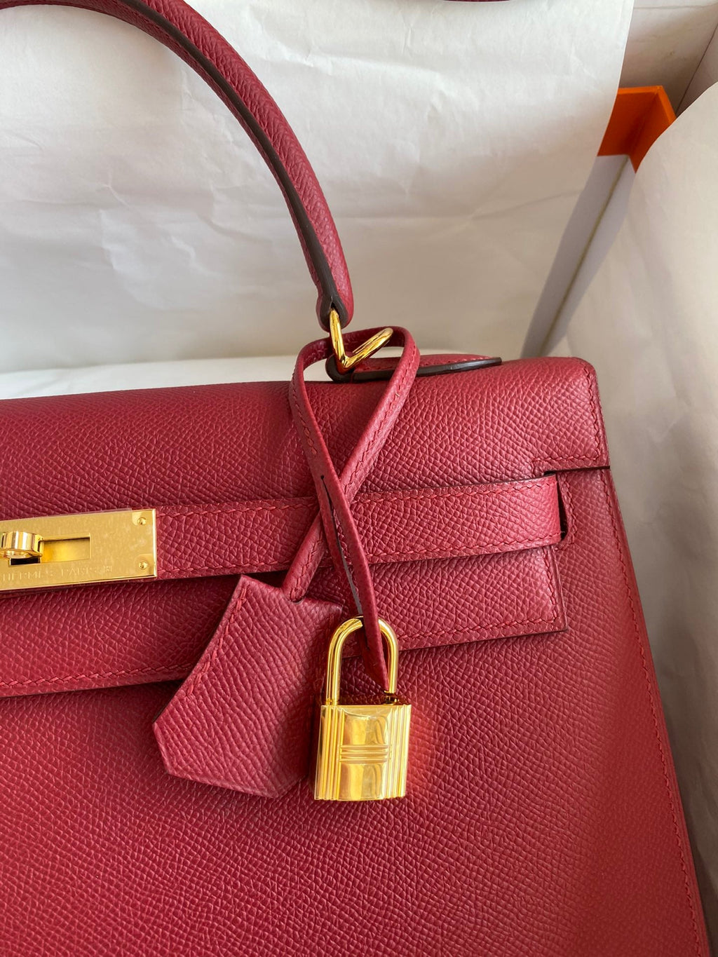 Kelly 32cm Epsom Leather Handbag