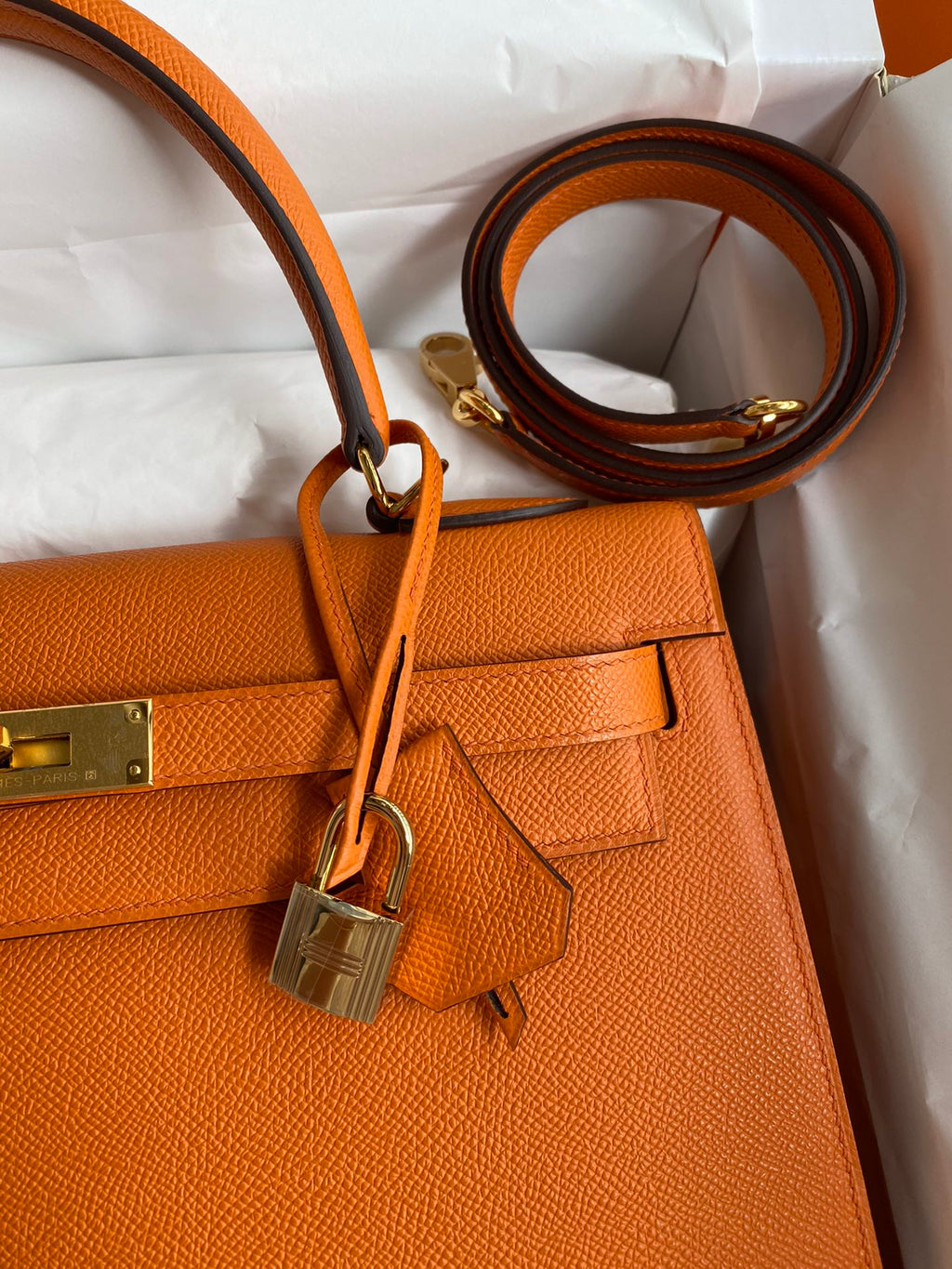 Kelly 32cm Epsom Leather Handbag