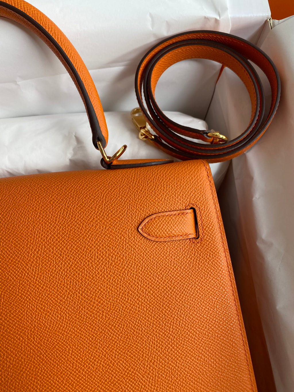 Kelly 32cm Epsom Leather Handbag