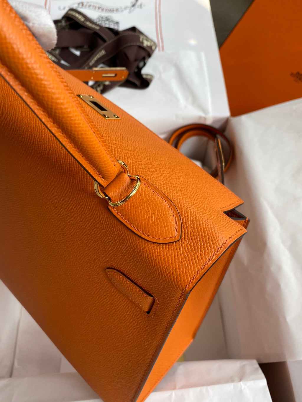 Kelly 32cm Epsom Leather Handbag