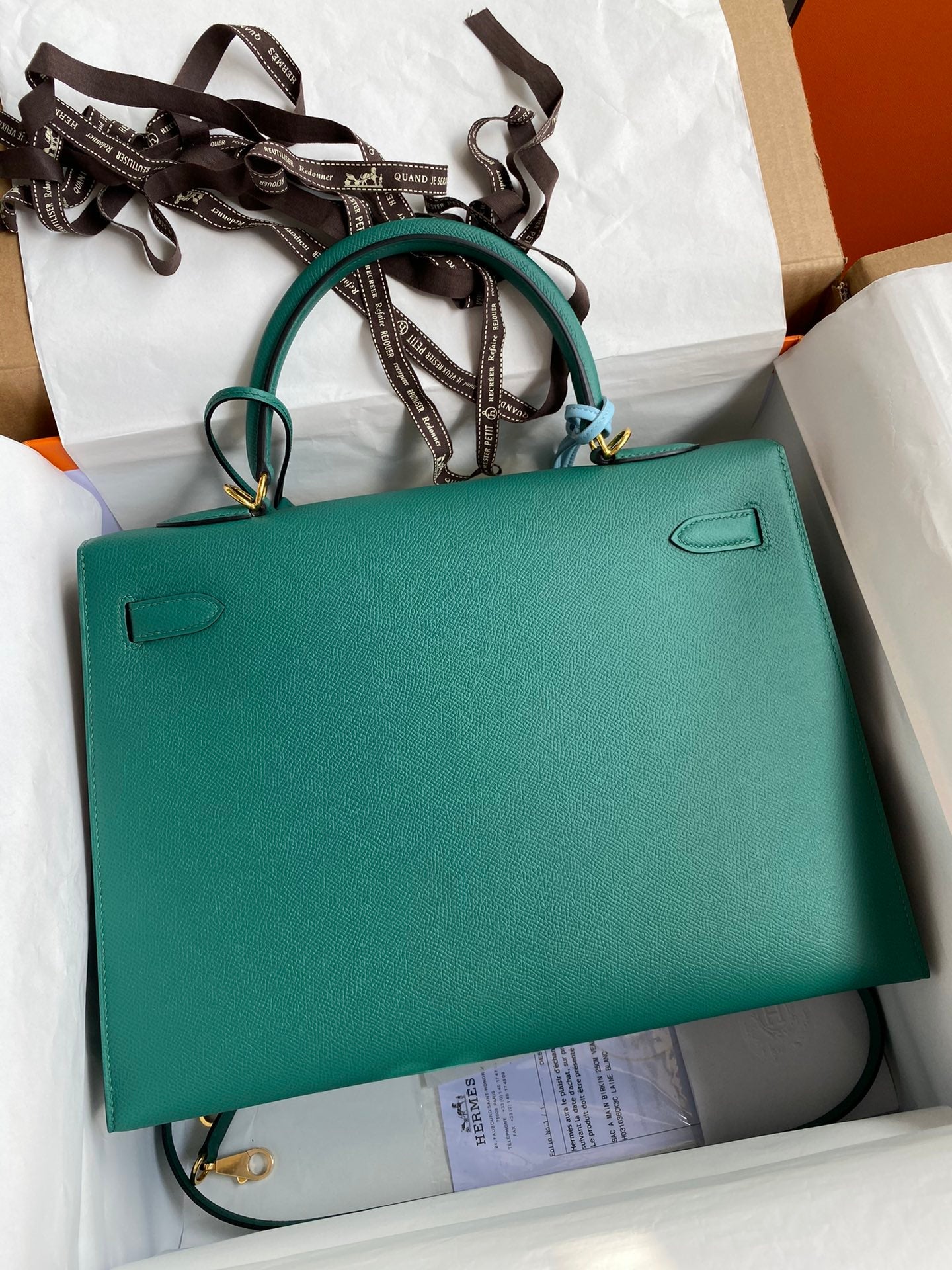 Kelly 32cm Epsom Leather Handbag