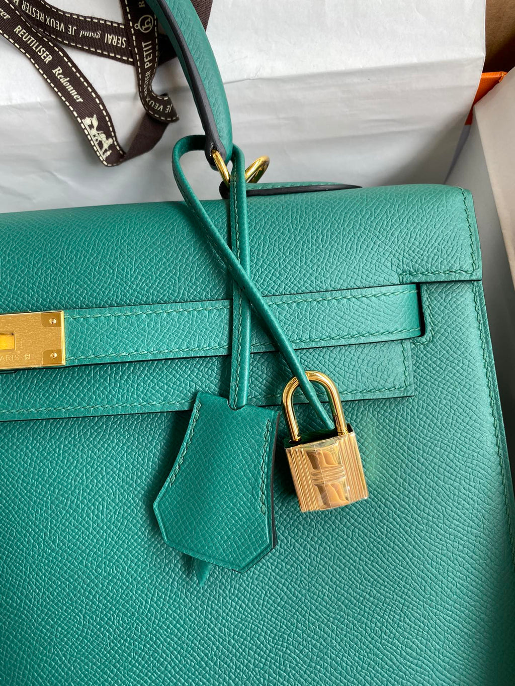 Kelly 32cm Epsom Leather Handbag