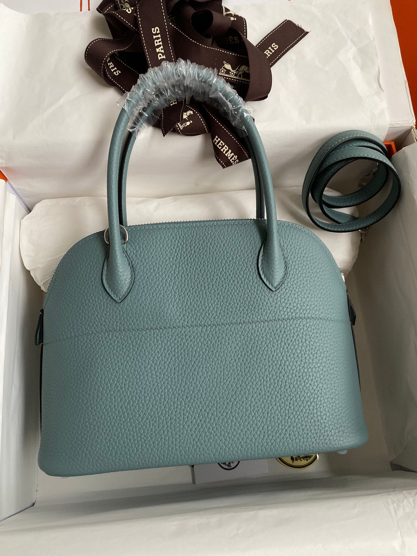 Bolide 27cm Togo Leather Handbag
