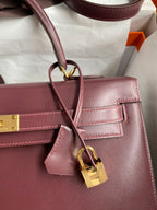 Kelly 32cm Box Leather Handbag