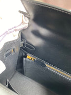 Kelly 25cm Box Leather Handbag