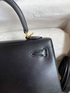 Kelly 25cm Box Leather Handbag