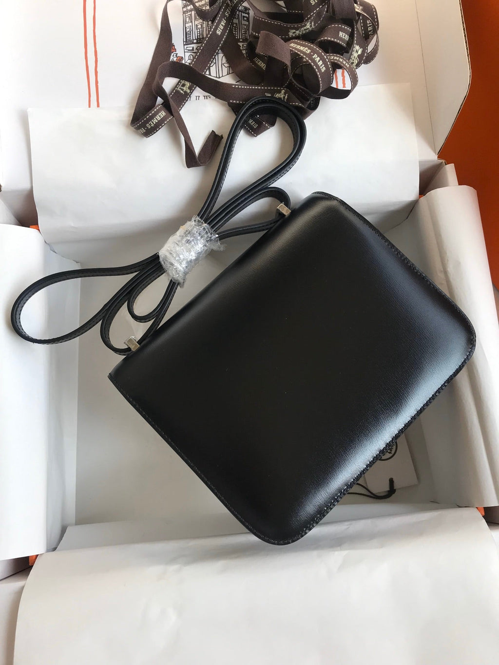 Constance 19cm Box Leather Handbag
