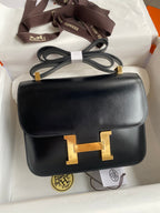 Constance 24cm Box Leather Handbag